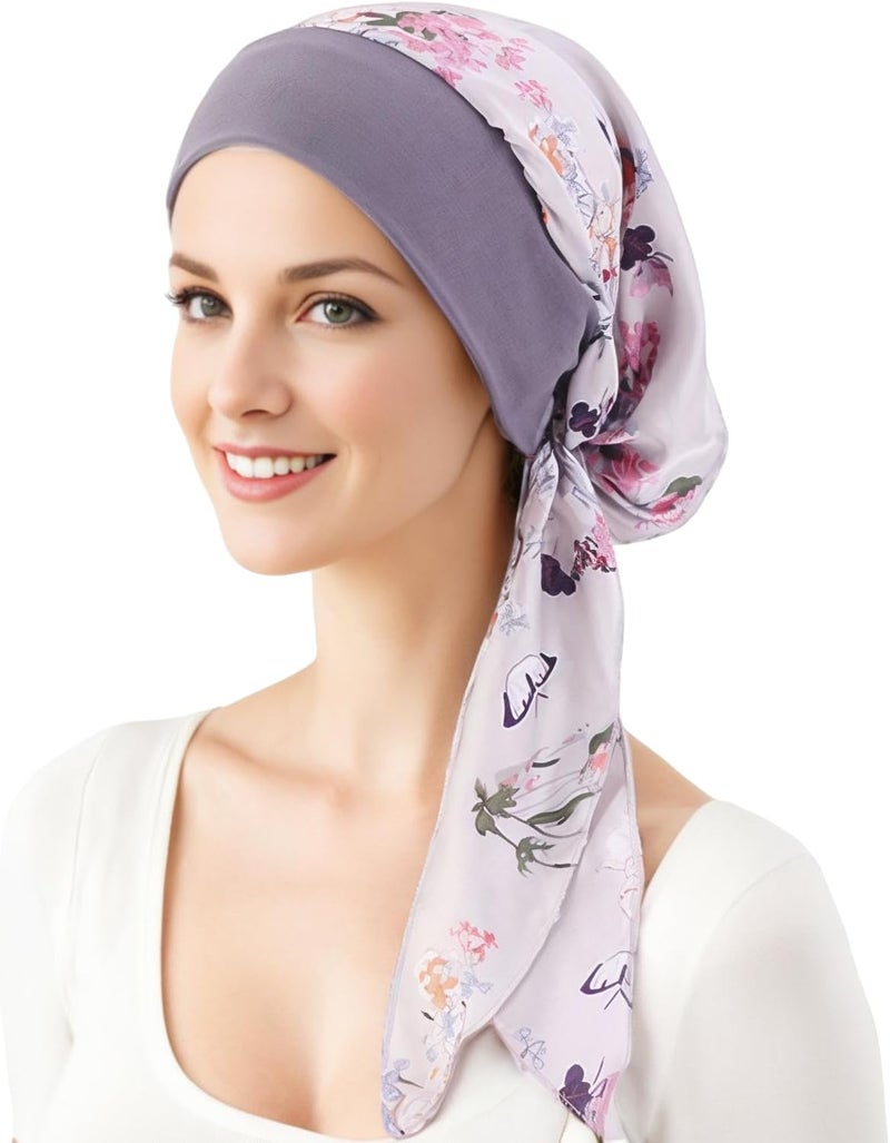 Belleshow Chemo Headwear Turbans for Women, Cancer Head Scarf, Headwear Coverings Caps, Head Wraps for Cancer Patients - Image 1